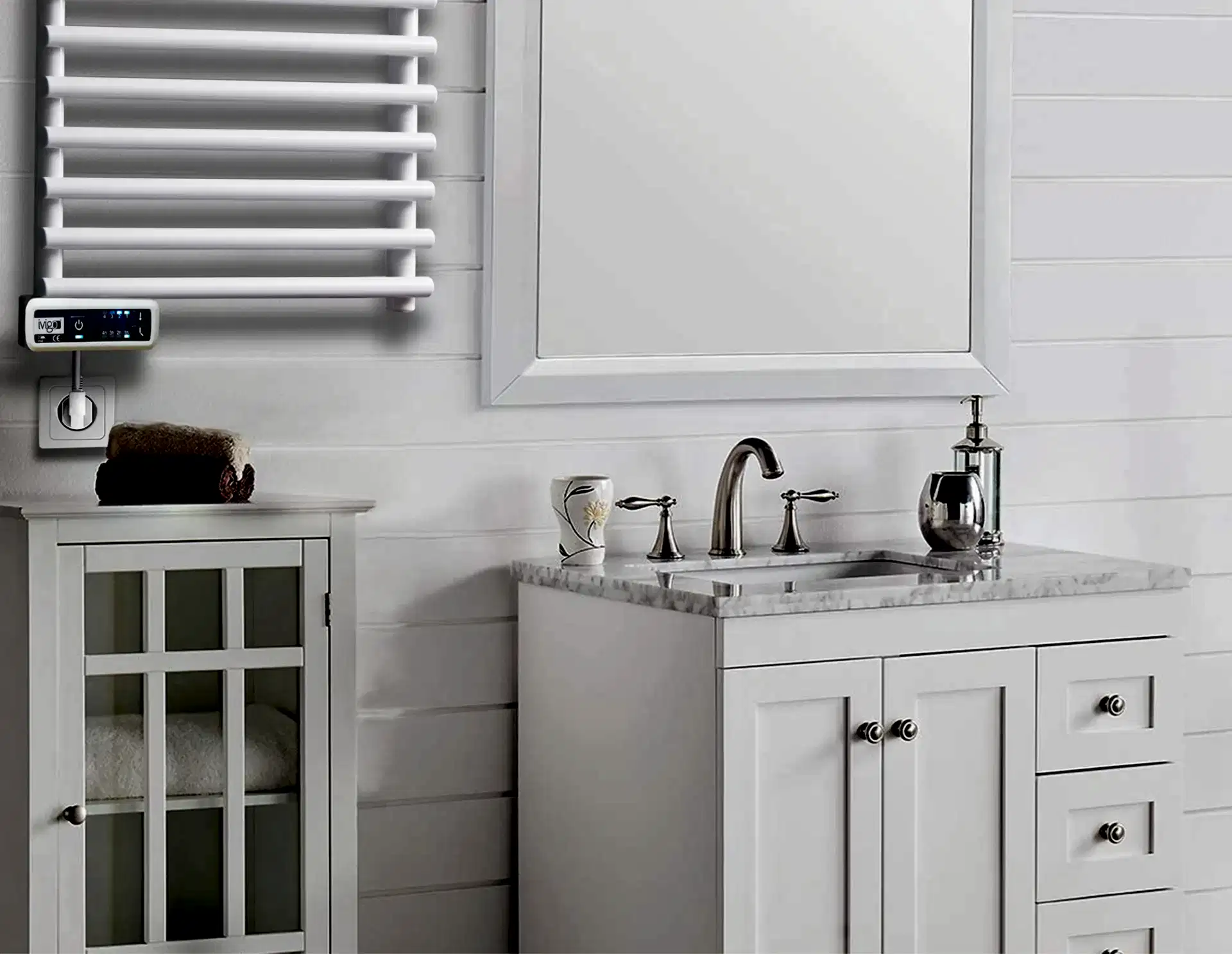 EHR 275 Watt Profesyonel Havlu Isıtıcı Beyaz