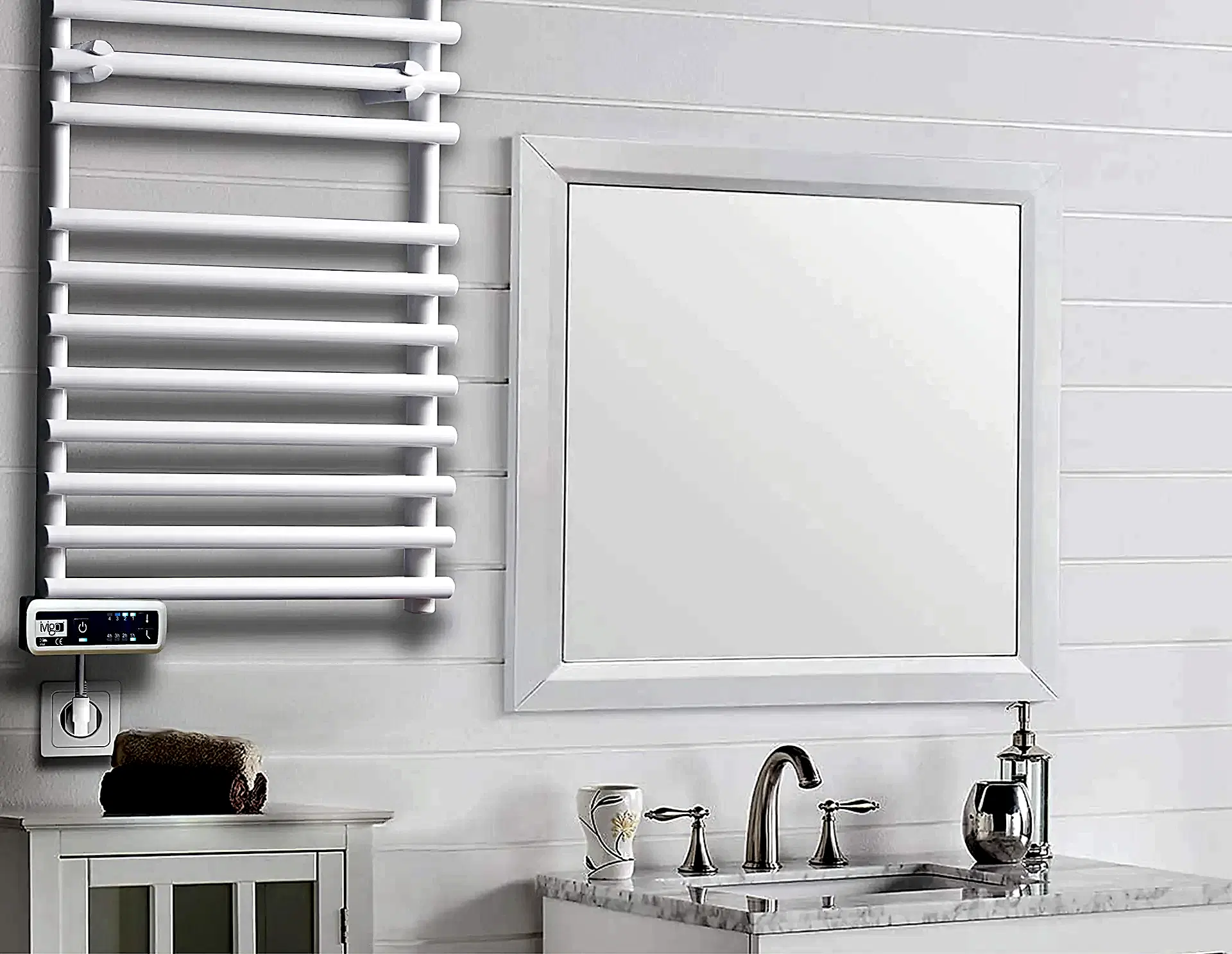EHR 350 Watt Profesyonel Havlu Isıtıcı Beyaz