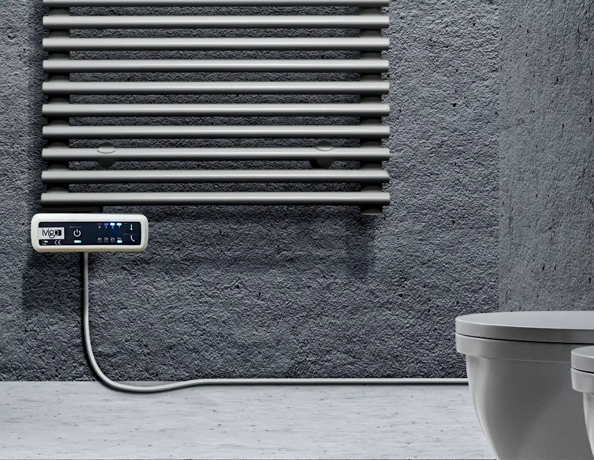 EHR 600 Watt Profesyonel Havlu Isıtıcı Beyaz