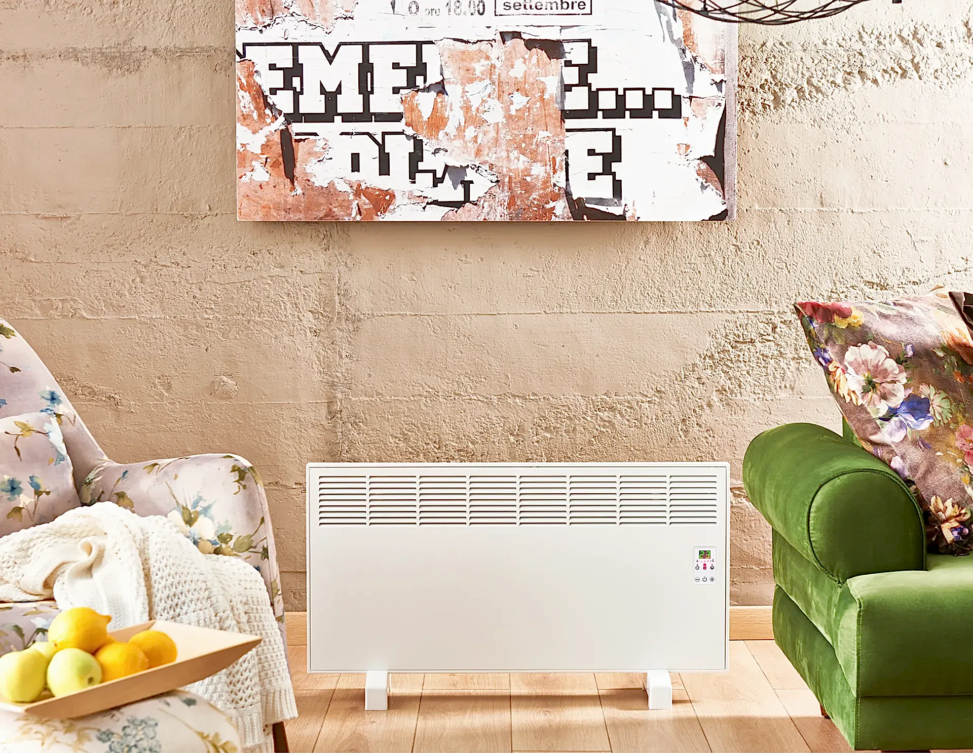 EPK 2500 Watt Dijital Konvektör Isıtıcı Beyaz