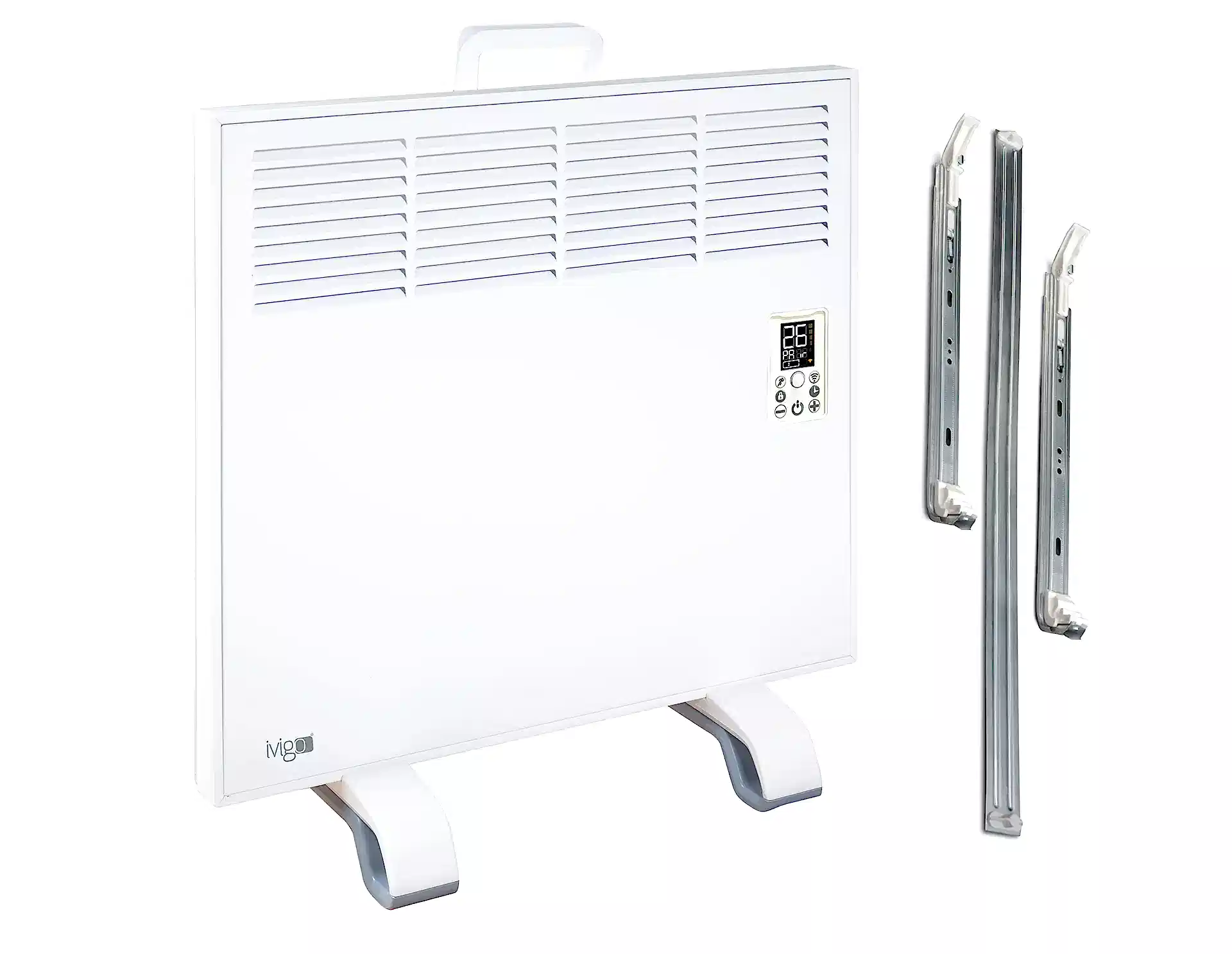 EPK 750 Watt Profesyonel Wi-Fi Konvektör Isıtıcı Beyaz Ayaklı