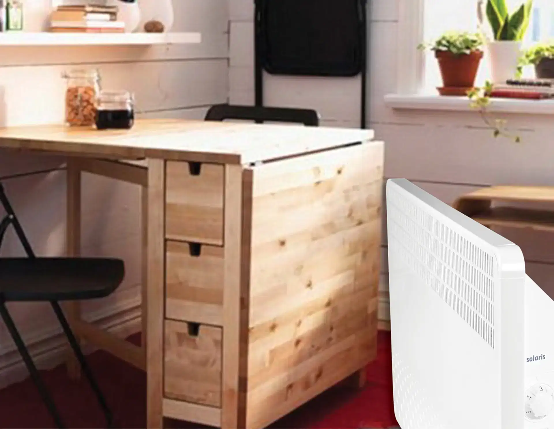 KIP 2500 Watt Manuel Konvektör Isıtıcı Beyaz