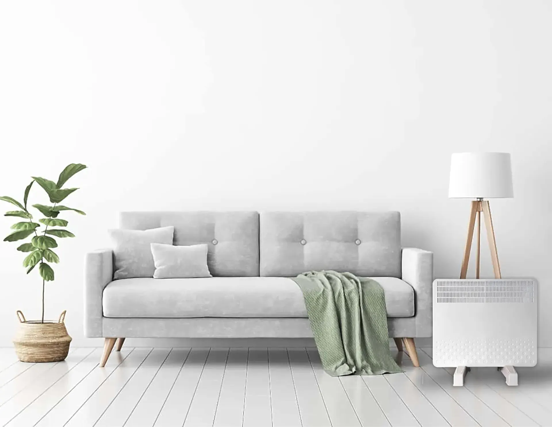 KIP 1000 Watt Profesyonel Konvektör Isıtıcı Beyaz